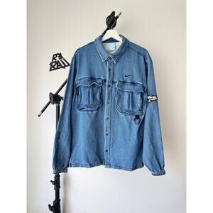 Nike x NOCTA Drake Opal Lily Pad Denim Utility Jacket